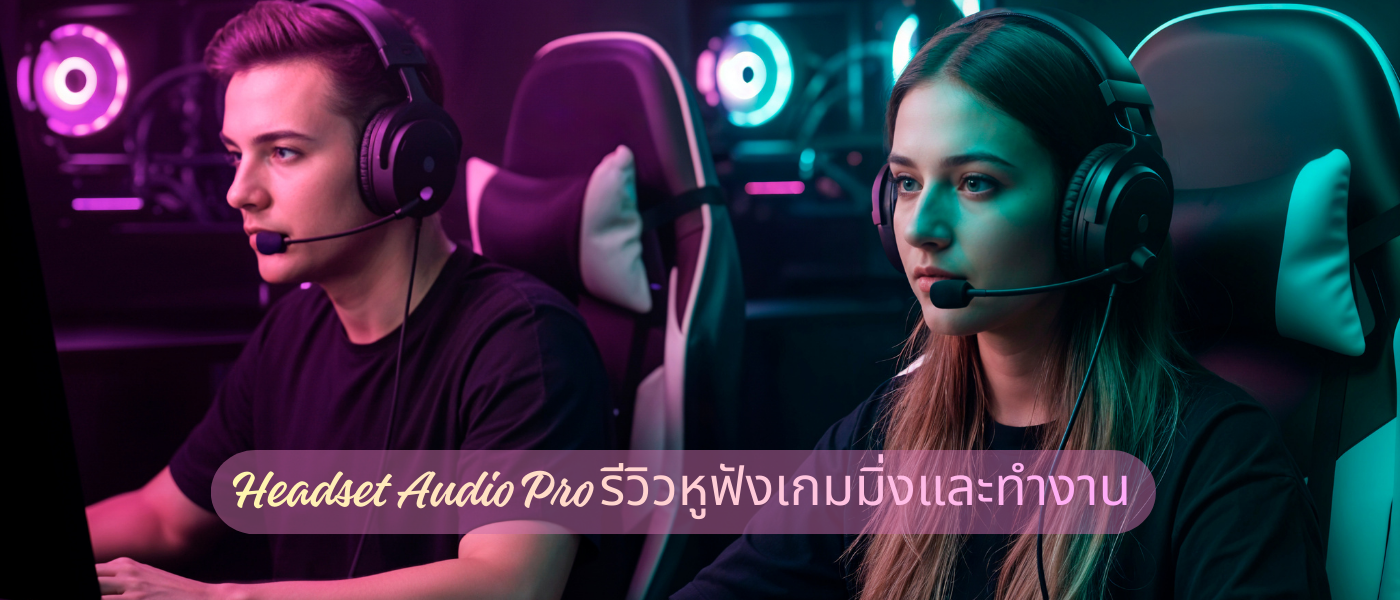 Headset Audio Pro – รีวิวหูฟังเกมมิ่งและทำงาน